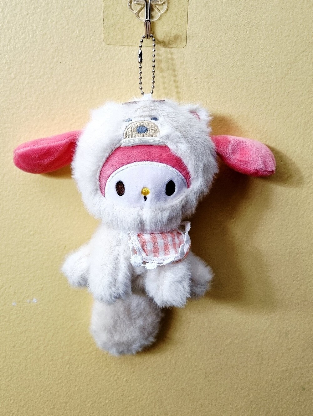 My Melody Kids Bag Clip-On Keychain Soft Plush Stuffed Animal Plushies T…